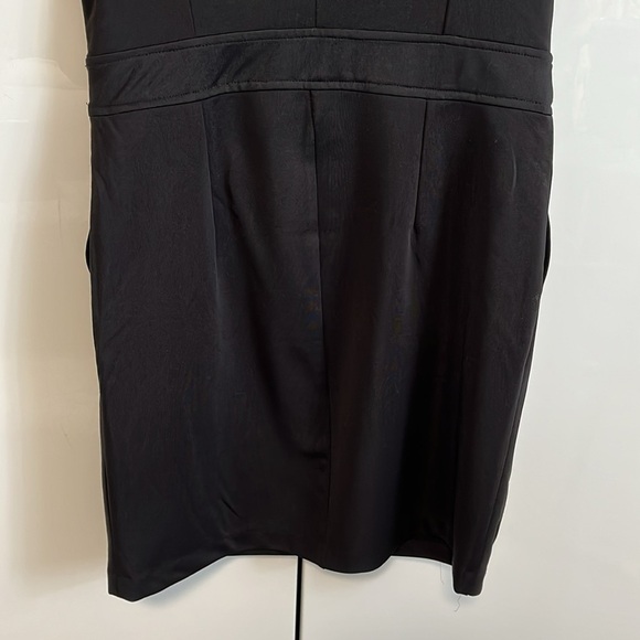VERY J Lined Black Strapless Mini Dress, Size L - Picture 12 of 16
